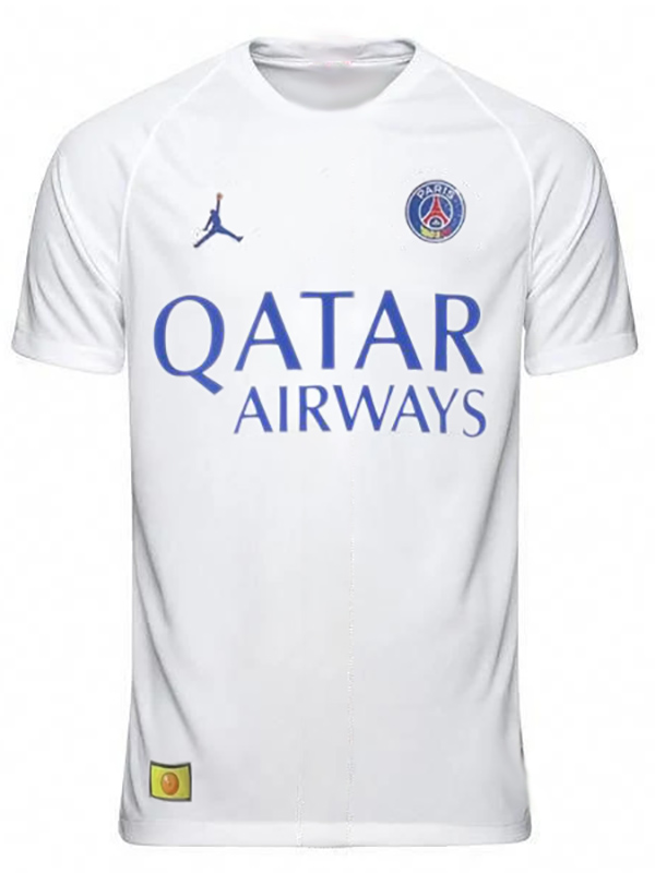 Paris saint-germain maillot spécial version joueur uniforme de football maillot de football sportswear blanc homme 2024-2025